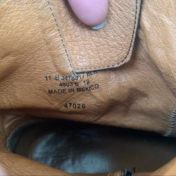 Frye Vicky Engineer Boots black buckle leather 11B Style 3478817 - Picture 13 of 13